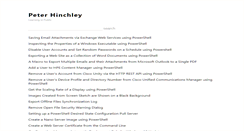Desktop Screenshot of hinchley.net